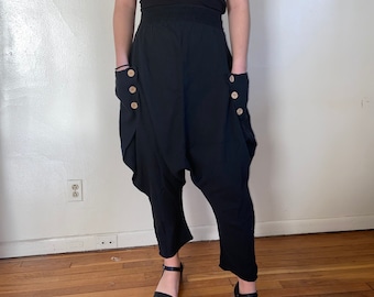 Pants Harem Pants Baggy Pants Casual Pants Modern Harem Pants Black Pants