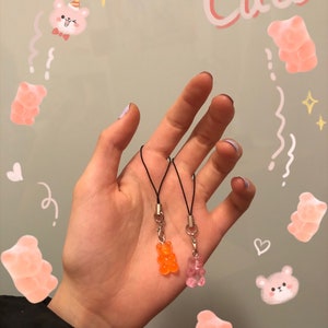 Gummy bear phone charm // Hand made // Australian made // Alternative // Tumblr // Egirl aesthetic // image 2