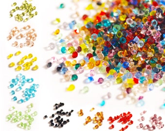 24 Colors 1.1mm Crystal Mini Nails Art Glass Multicolor Rhinestone Micro Diamond Pixie 3D Manicure Decoration Studs Accessories