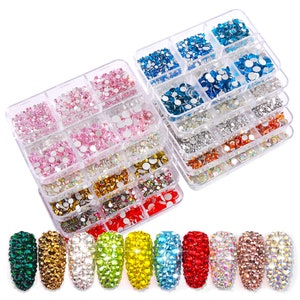 Flerdimensionella kristallnagelkonst-strasstenar: 3D-glitterstenar
