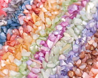 Hisenlee Nail Art Supplies Puzzel patroon gebroken stukjes shell 3D onregelmatige vorm nagel bedels voor vrouw DIY nagel decoraties