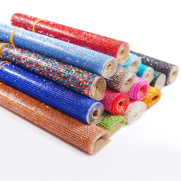 Rhinestone Mesh Etsy