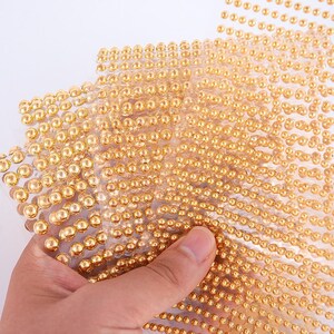 3-6 MM Acryl Aufkleber Scrapbooking Liefert Goldene Silber Farbe Halbrunde Perlen Aufkleber Selbstklebende Faux Perle Verschönerung Für Handwerk