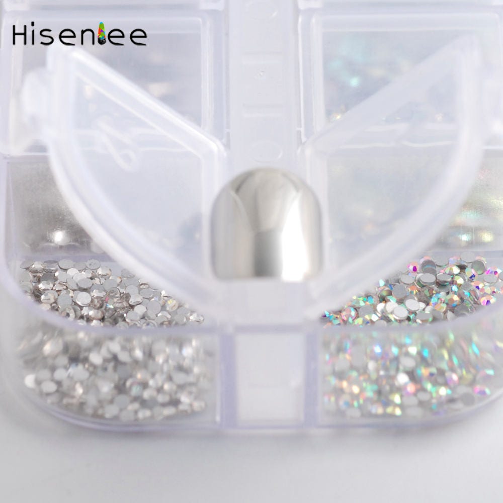 Hisenlee 3456pcs Ss3-ss10 6sizes Clear and Crystal AB Color - Etsy