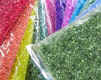 450G / Tas Groothandel Nail Art Kleurrijke Crystal Stone Transparante Onregelmatige Vorm Diamant Glas Strass Nagel Sieraden DIY Accessoires