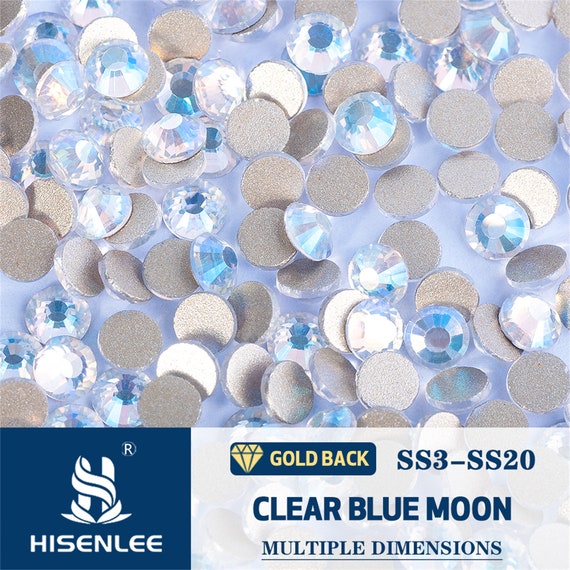 8300PCS Flatback Rhinestones, Nail Gems Round Crystal Rhines