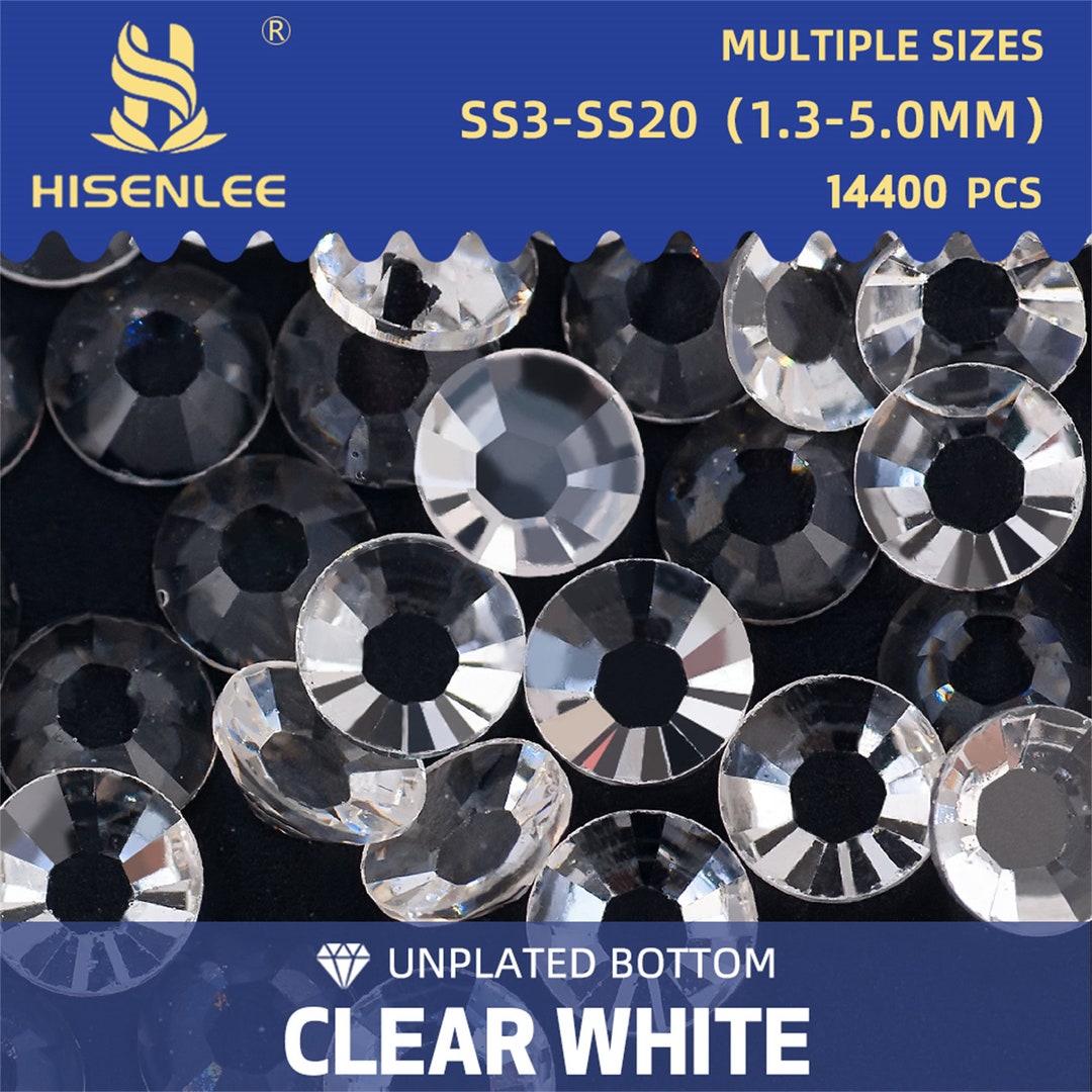 Strass Di Cristallo Non Hotfix Vetro Super Luminoso 3D - Foto 8