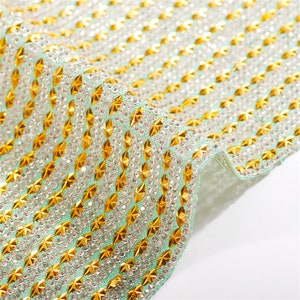 1PCS 24x40cm Hotfix Iron On Crystal  Rhinestone Stickers For DIY Clothing/Shoes/Mugs Home Decoration Choose A Style