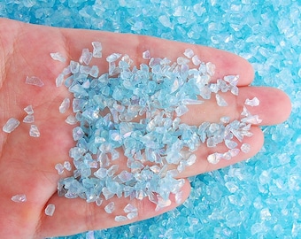 Wholesale Irregular Broken Glass Rhinestones Transparent Colorful AB Shining Crystal UV Epoxy Resin Fillings For DIY Crafts Jewelry Making