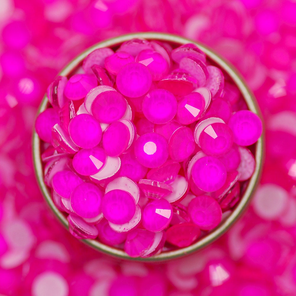 1440PCS SS4-SS20 3D FlatBack Glass Gems Fabric Garment Nail Art Jewelry Decorations Glitter Neon Non Hotfix Rhinestones For DIY Accessories