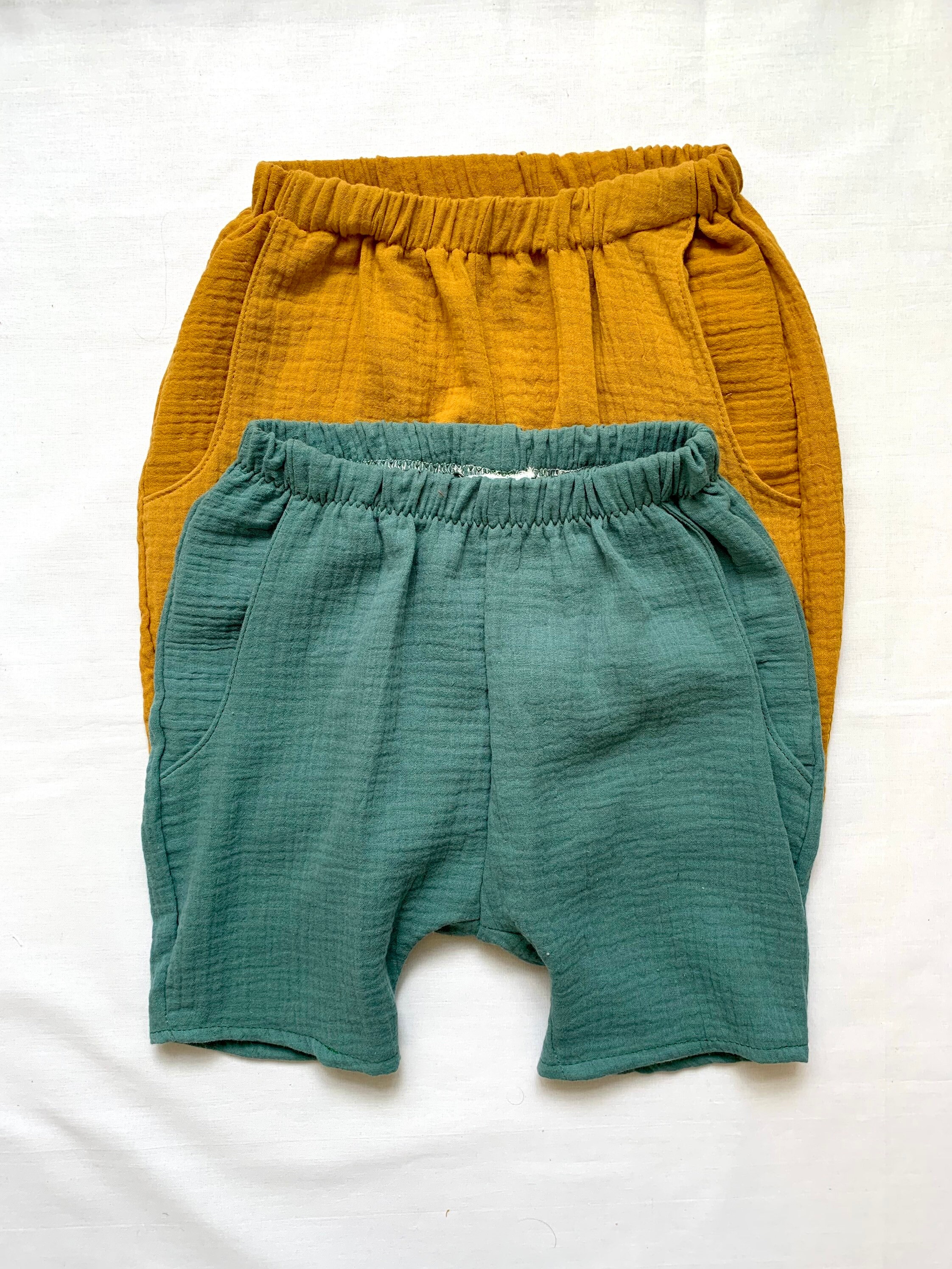 Muslin Shorts Pocket Shorts Double 