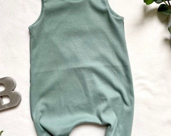 Baby/toddler Ribbed harem romper, dungarees, overalls,  cute unisex baby clothes , gender neutral baby clothes,