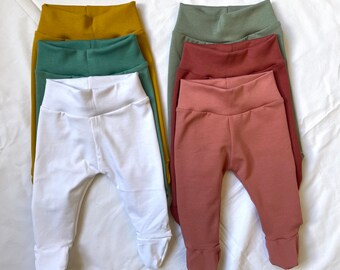 Baby girl footed pants sale