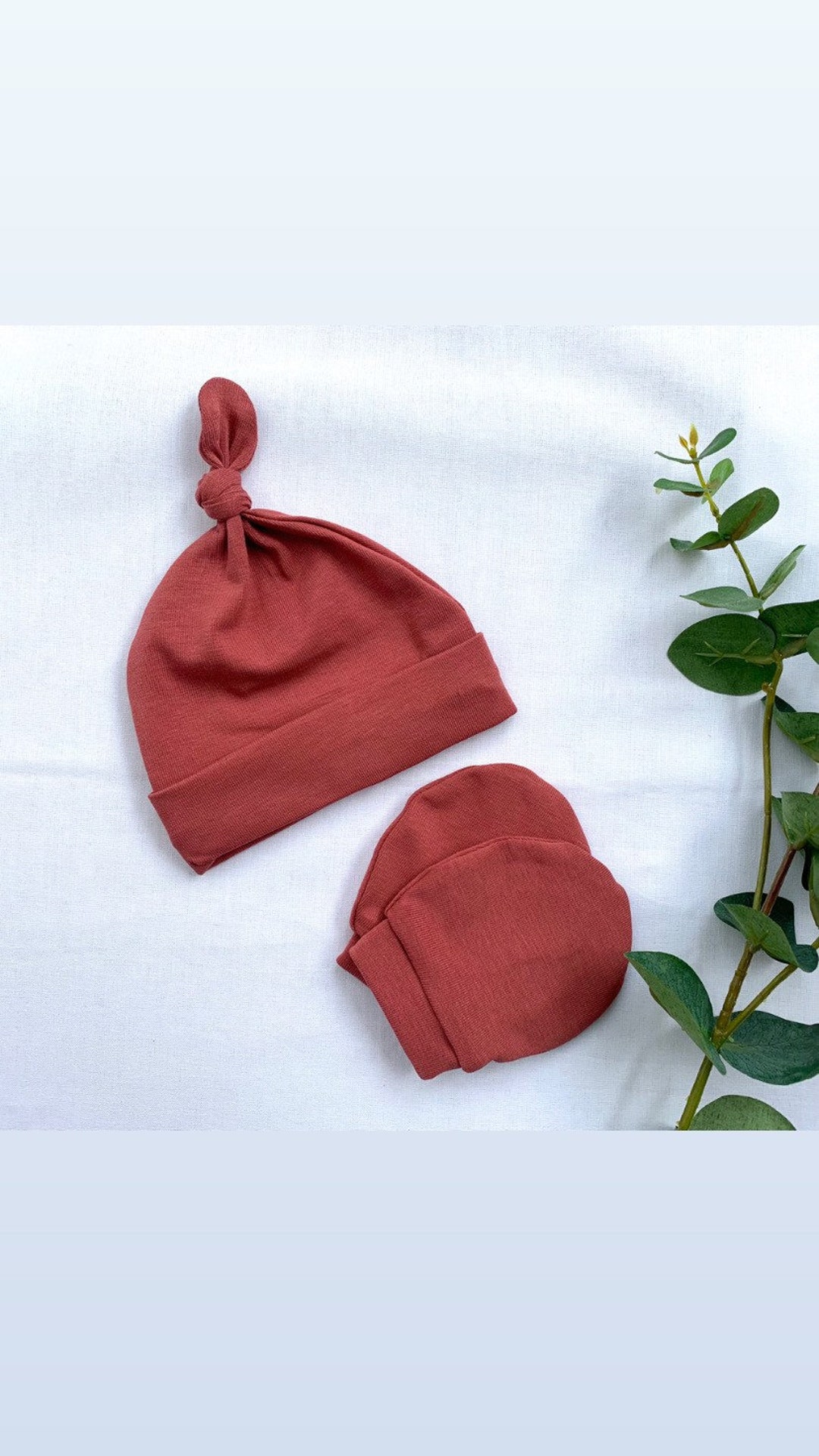 Newborn Beanies Baby Boy BQUBO Newborn Baby Hats Mittens Set