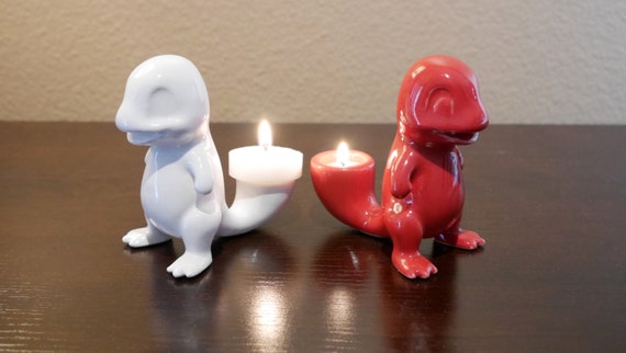 Charmander Ceramic Candle Holder | Etsy UK