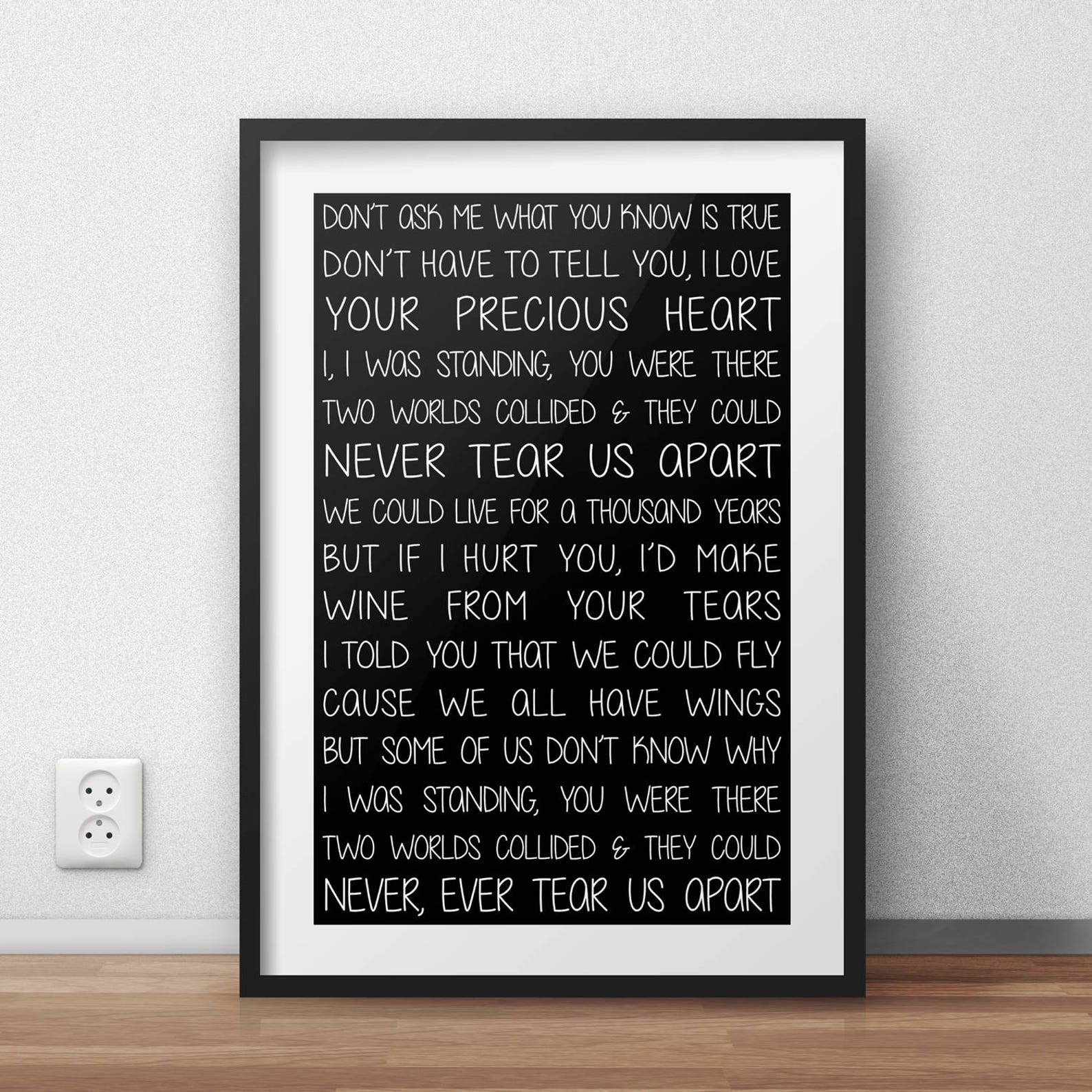 INXS Never Tear Us Apart Song