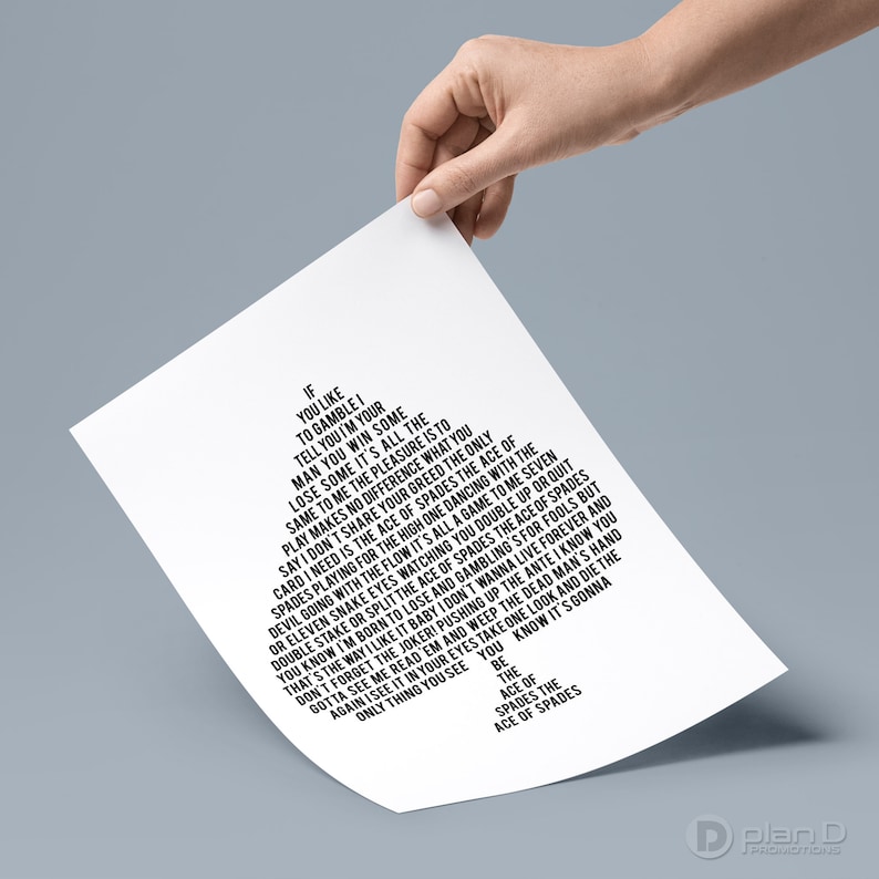 A3 the Ace of Spades Song