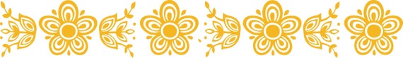 Vintage Kitchen butterfly flower (.png) pattern download, transparent background