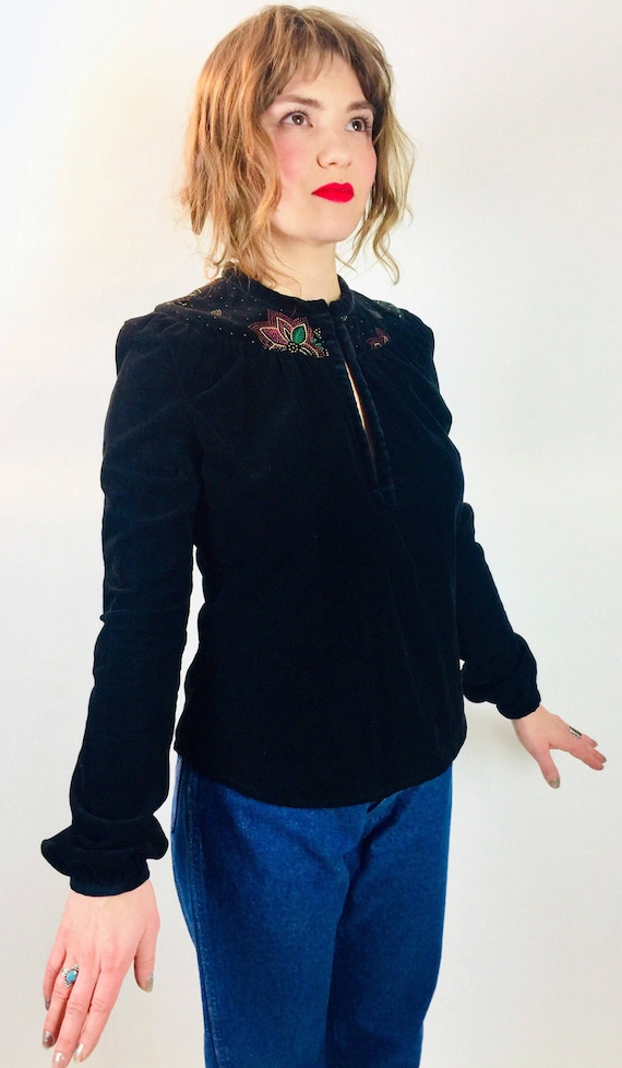 Vintage 90's designer retro Stevie Nicks boho fitt
