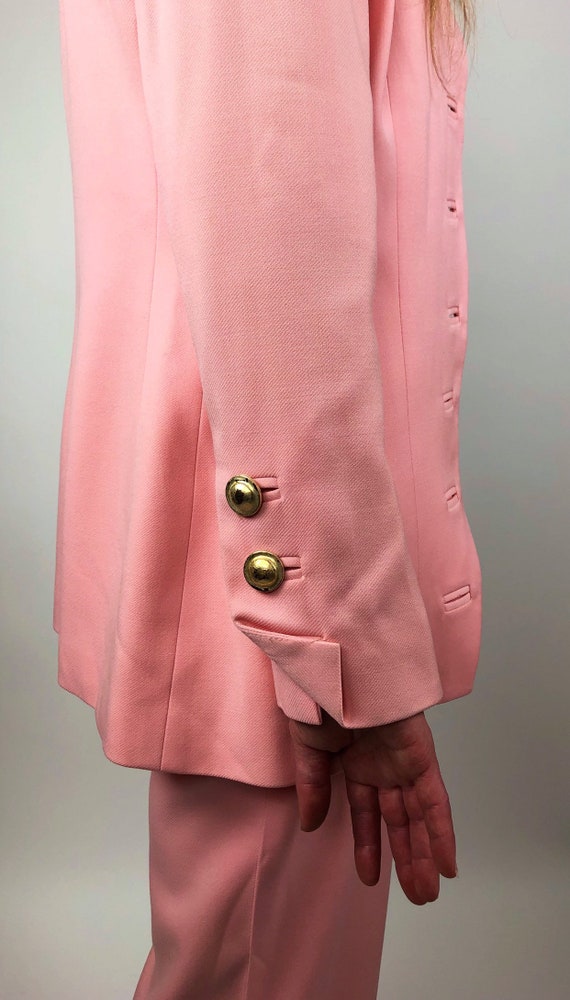 90's designer monochrome pink suit set - image 10