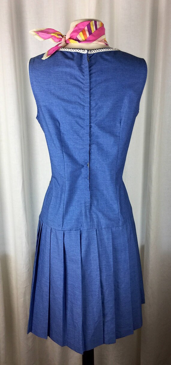 chambray drop waist dress Any Day Chambray Dress