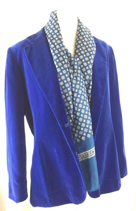 Vintage 70's Collectible French designer teal geo… - image 4