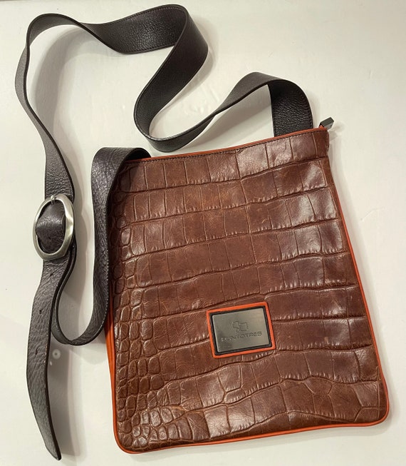 Dimoni Chocolate Brown Leather Large Tote Handbag Purse NEW Spain Business  Work