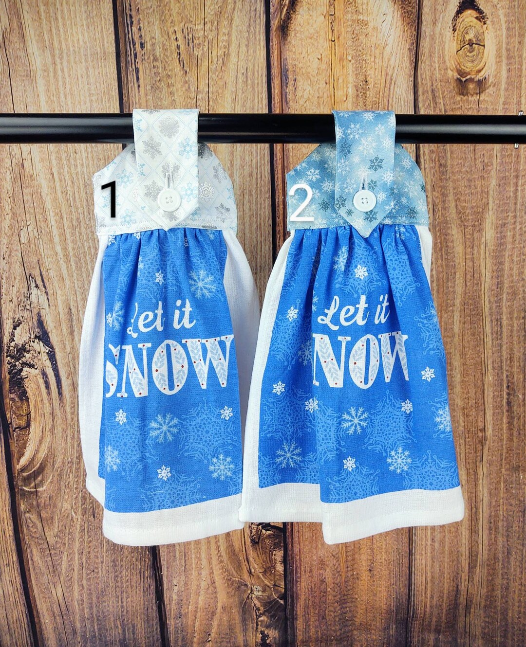 Let It Snow Snowflake Ice Skates Skating Oven Towel Etsy