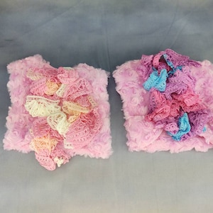 Pink Fur Vest with Scarf for 18 Inch Doll