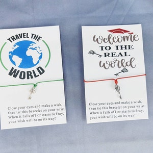 Travel the world, welcome to the real world Wish Bracelets, keys, World, Traveler