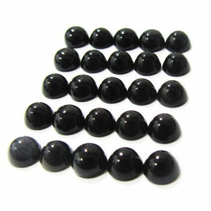 Onyx Round Cabochons 5mm, Loose gemstones, Gemstones for Jewelry