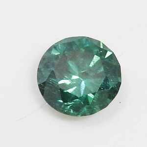 Blue Moissanite Round Blueish Green loose Created Moissanite Round Brilliant gemstones for Jewelry