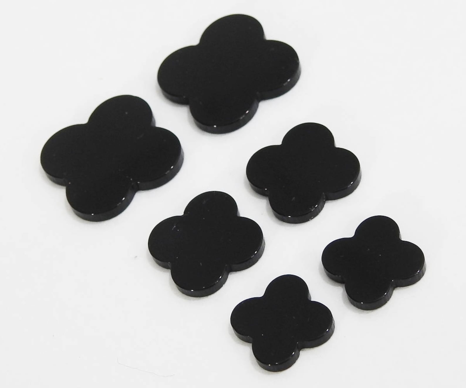 Loose Gemstones Stones for Jewelry Set of 6 Onyx Loose Onyx Etsy