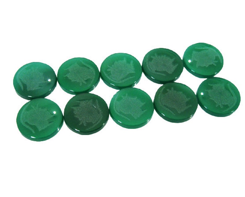 Cameo Bracelet Cameo Pendant and Macrame Jewelry 15mm Round Green Agate Engraved Roman warrior Soldier Green 10 Gems for Cameo Ring