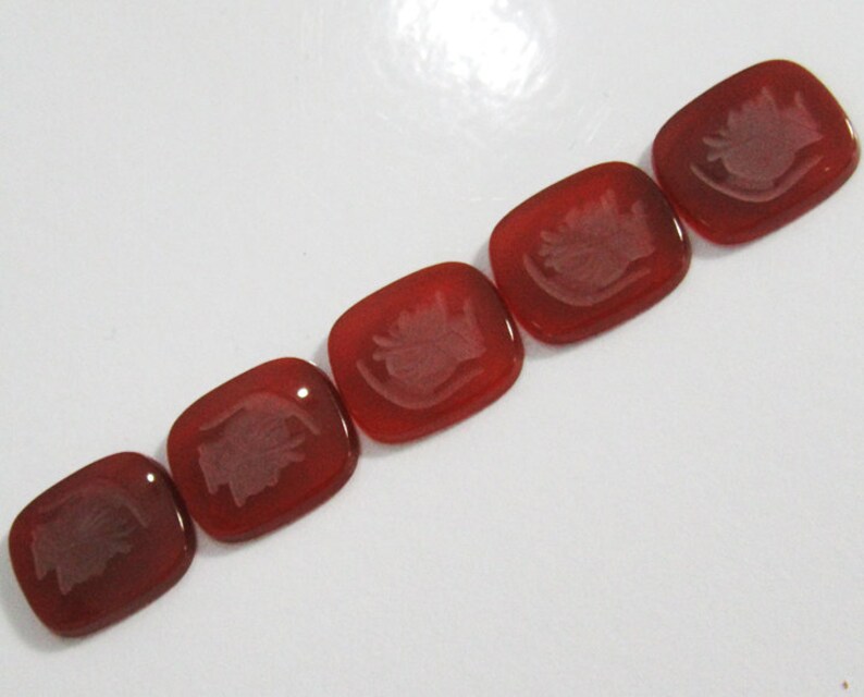Carnelian intaglio Calibrate size warrior Carnelian 5 loose Cushion Carnelian coin 14x12mm Jewelry roman soldier gemstone Gemstone Beads
