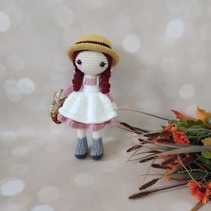 Crochet Doll Pattern, Anne, Amigurumi Doll Pattern, PDF English Pattern