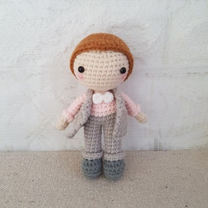 Crochet Doll Pattern, Bride and Groom-Groom, Amigurumi Doll Pattern,  PDf English pattern,