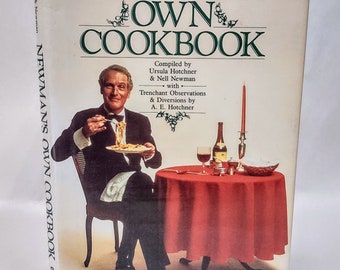 Signed - First Edition - Newman&#39;s Own Cookbook, by Paul Newman. 1985, Contemporary Books, Chicago.