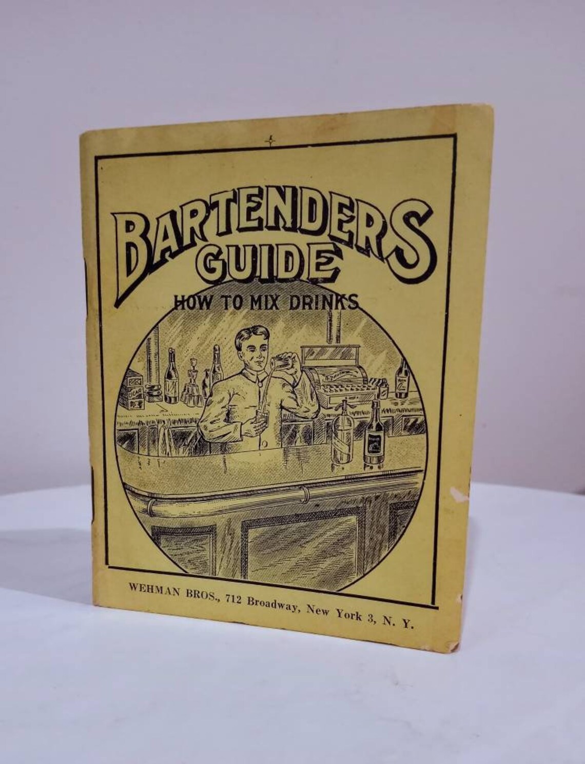 Bartenders Guide How to Mix Drinks by Wehman Bros. 712 Etsy