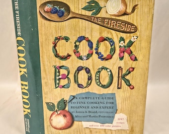 First Printing - The Fireside Cook Book, by James Beard. First Edition, First Printing, 1949, Simon and Schuster, New York.