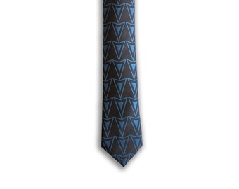 Hawaiian Niho Mano Necktie, Tropical Hawaiian Traditional Tie, Cultural Gift