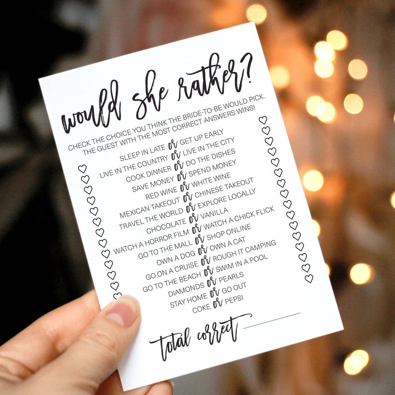 Bridal Shower Game Bundle . Bridal Shower Gamesvirtual Bridal Etsy