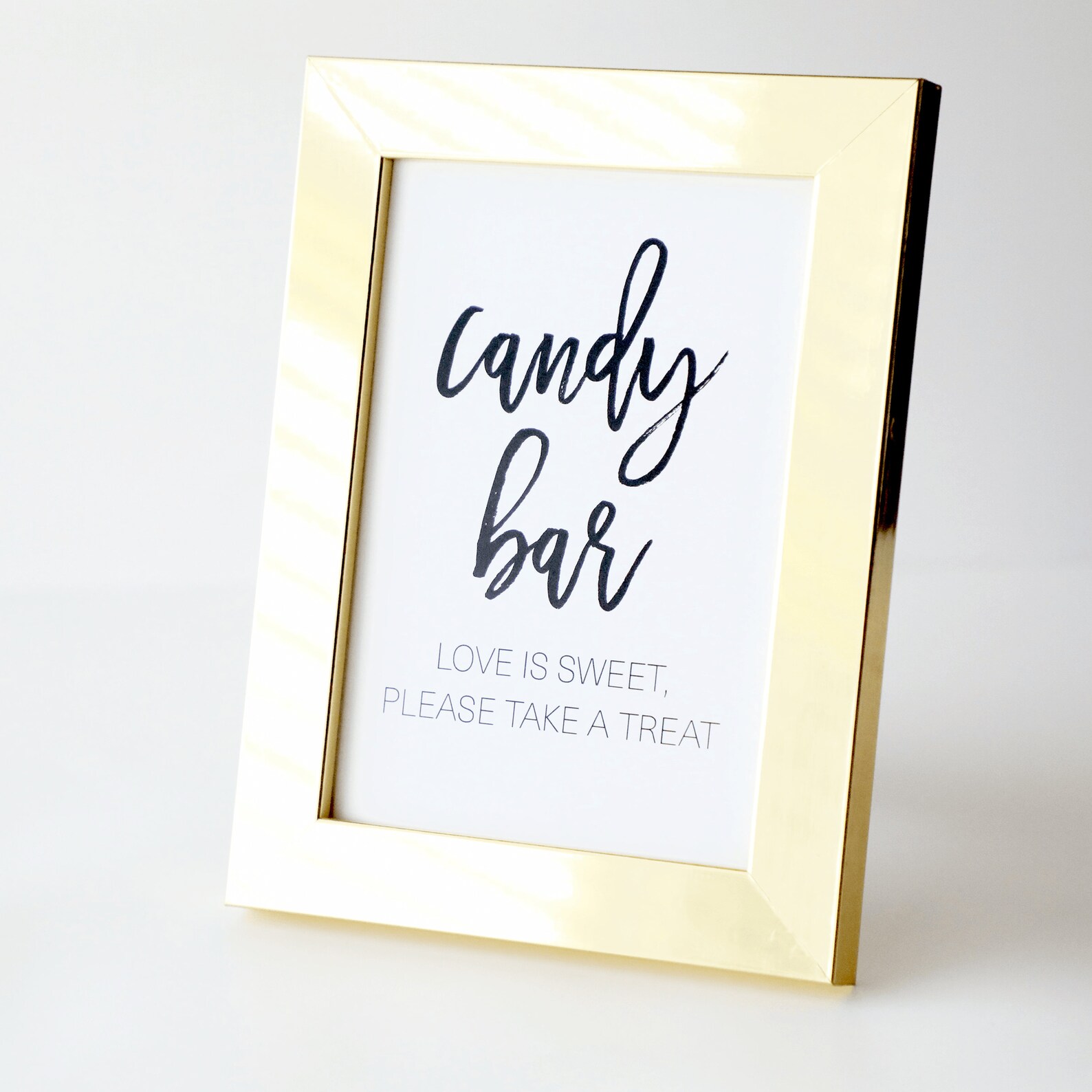 Candy Bar Bridal Shower Sign . Bridal Shower Signs . Bridal Etsy