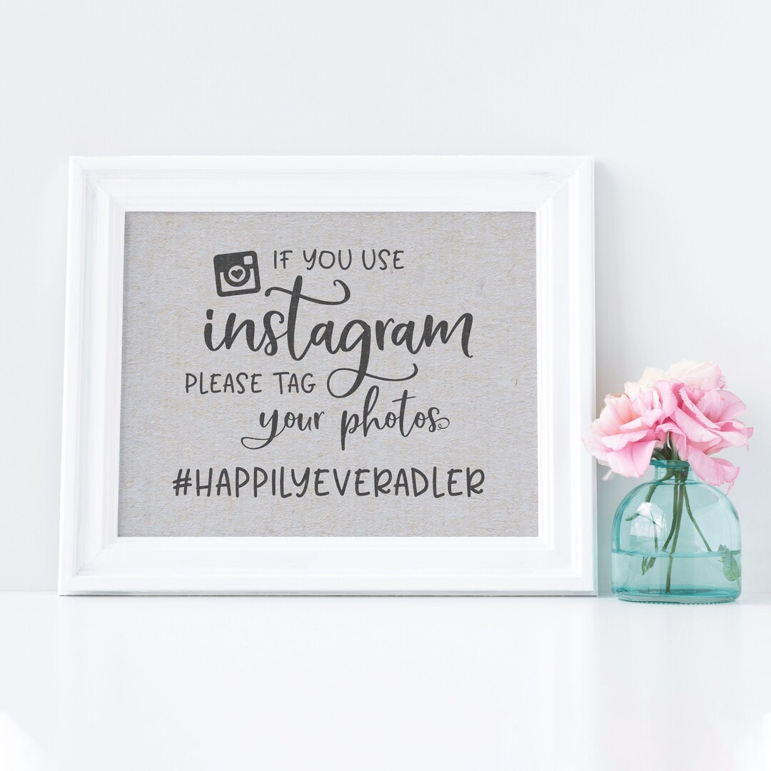Editable Grey Bridal Shower Hashtag Sign . Grey Wedding Etsy