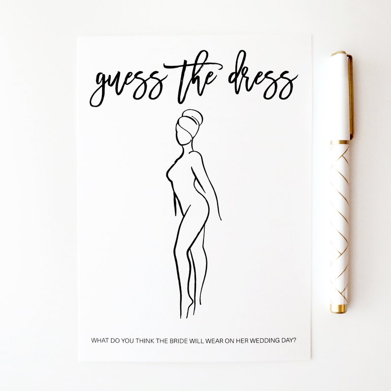 guess-the-dress-printable-bridal-shower-game-guess-the-dress-etsy