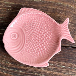 Ceramic Starters Plate fish-shaped from Portugal