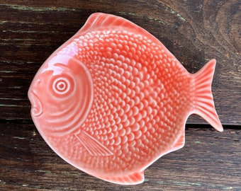 Ceramic Starters Plate fish-shaped from Portugal