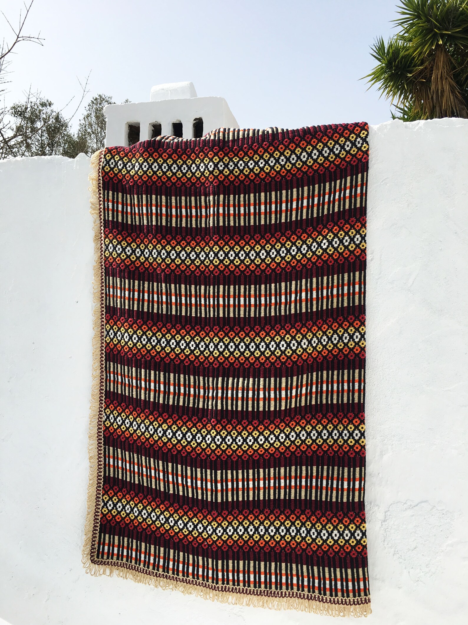 Tradicional Portuguese Blanket Cotton Blanked Handmade Etsy