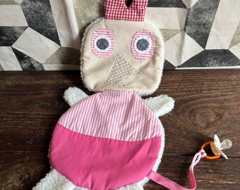 HEN DOUDOU | Animal Shaped doudous - Hen | All handmade | Stuffed Animals | Baby Doudou | faits à la main Doudous Bebe | Cuddly toy baby