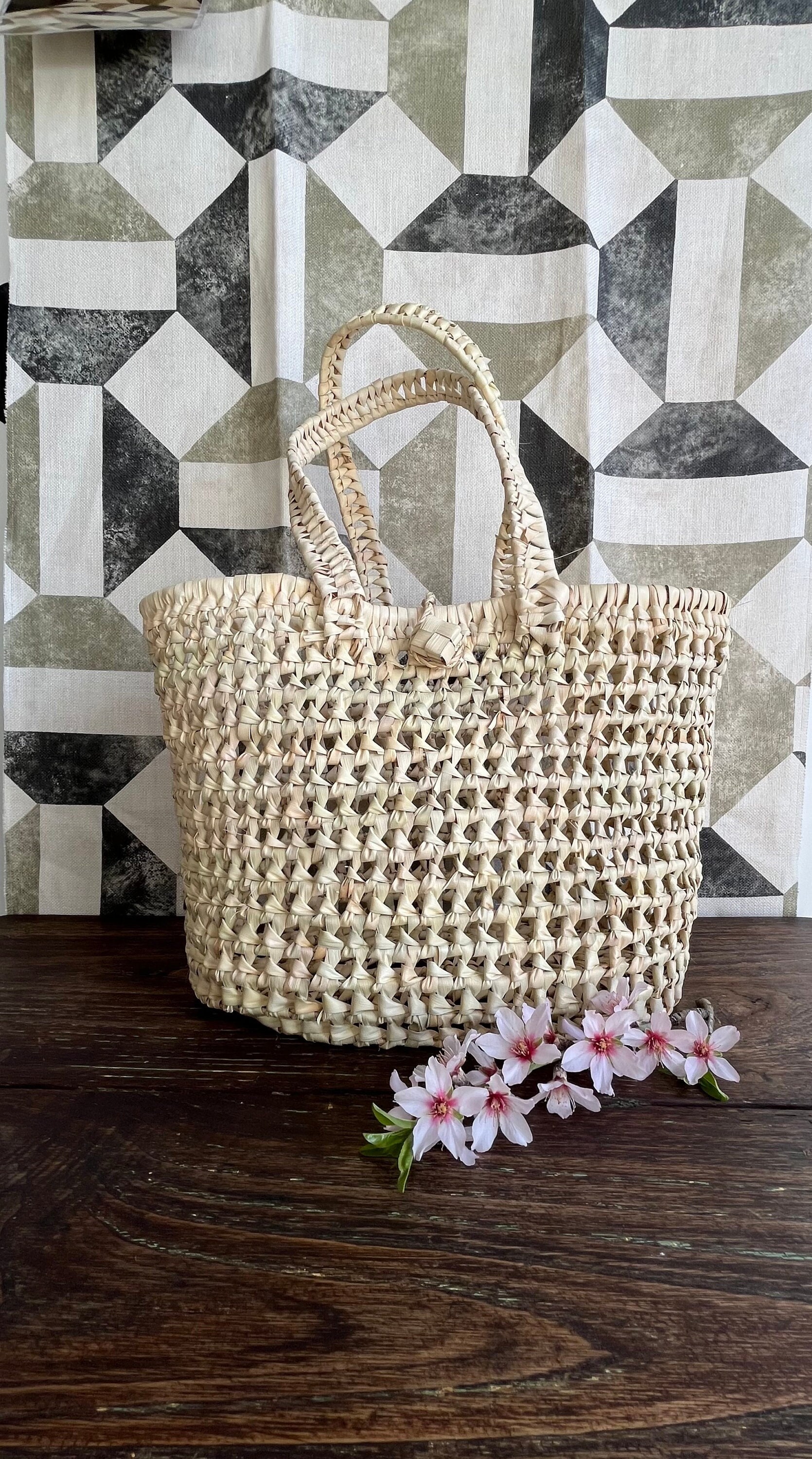 Portuguese straw bag Etsy